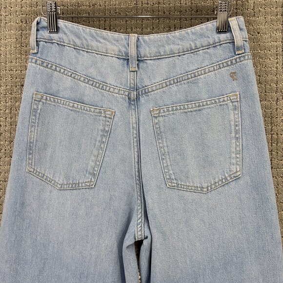 Anthropologie Pilcro Sequin High Rise Wide Leg Skater Jeans Size 26 - NWT! - Picture 8 of 9